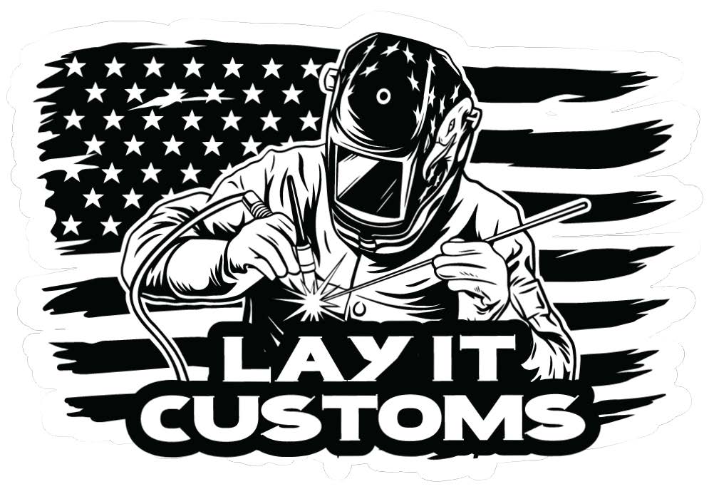 Lay It Customs Sticker